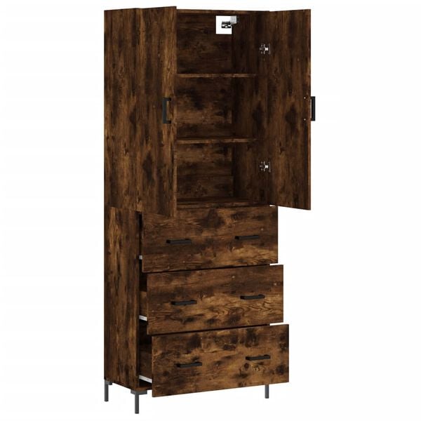 vidaXL Highboard R&auml;uchereiche 69,5x34x180 cm Holzwerkstoff