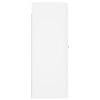 vidaXL Wandschrank Weiß 69,5x34x90 cm