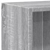 vidaXL B&uuml;cherregal Grau Sonoma 60x24x76 cm Holzwerkstoff