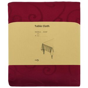 vidaXL Tischdecke 5 stk. Rechteckig Weinrot 140 x 260 cm