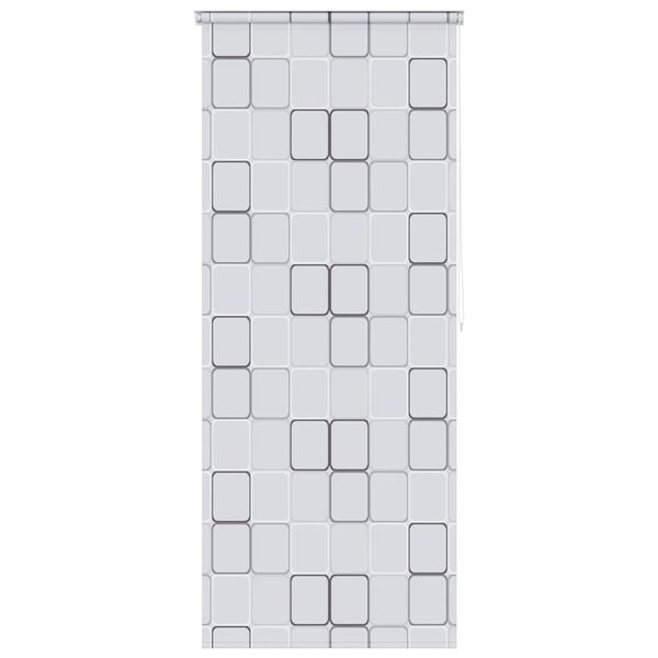 vidaXL Duschrollo 120x240 cm Quadratmuster