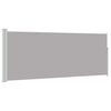 vidaXL Ausziehbare Seitenmarkise 120x300 cm Grau