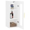 vidaXL Wandschrank Wei&szlig; 34,5x34x90 cm