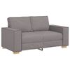 vidaXL Sofa 3 pcs Taupe 220 x 80 x 84 cm Leinenmischgewebe