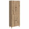 vidaXL Schrankset 2 stk. Artisan-Eiche Holzwerkstoff