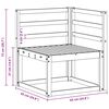vidaXL Outdoor Ecksofa Massivholz Akazie Natur 63 x 63 x 73 cm