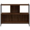 vidaXL Bücherregal Braun Eichen-Optik 102x28x77,5 cm Holzwerkstoff