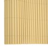 vidaXL Gartenzaun Doppelseitig 110x400 cm Gelb