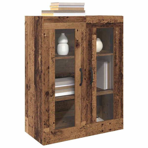 vidaXL H&auml;ngeschrank Wandmontiert Braun 69.5 x 34 x 90 cm Holzwerkstoff