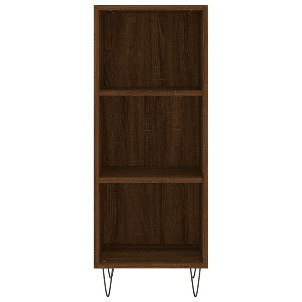 vidaXL Sideboard Braun Eichen-Optik 34,5x32,5x90 cm Holzwerkstoff