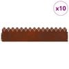 vidaXL Rasenkanten 10 stk. 103 x 0,05 x 22 cm Wetterfeststahl