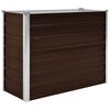 vidaXL Garten-Hochbeet Braun 100 x 40 x 77 cm Verzinkter Stahl