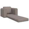vidaXL Schlafsofa Taupe 98 x 71 x 83 cm Stoff