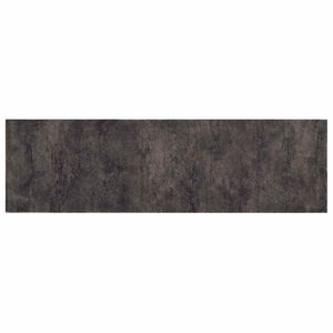 vidaXL K&uuml;chen Teppich Schwarzer Beton 150 x 45 cm 100% Polyamid