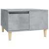 vidaXL Couchtisch Betongrau 55x55x36,5 cm Holzwerkstoff