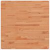 vidaXL Tischplatte 70x70x4 cm Quadratisch Massivholz Buche