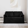 vidaXL Sofa Schwarz Gesamtabmessungen: 138 x 78 x 80 cm (B x T x H)