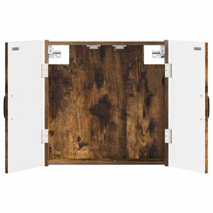 vidaXL Dartboard Schrank HAARLEM Raucheiche 52,5 x 10,5 x 53,5 cm