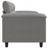 vidaXL 2-Sitzer-Sofa Dunkelgrau 120 cm Mikrofasergewebe