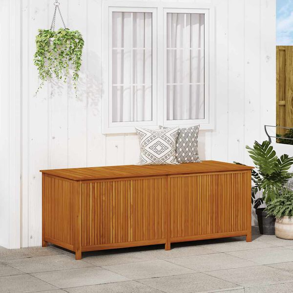 vidaXL Garten-Aufbewahrungsbox 200x80x75 cm Massivholz Akazie