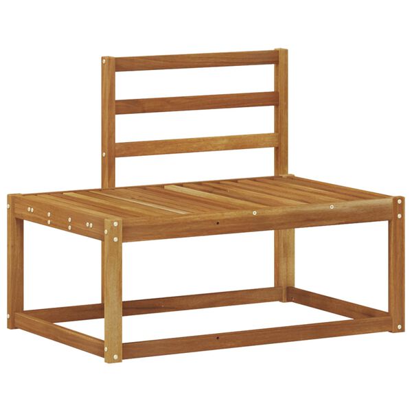 vidaXL Outdoor-Sofagarnitur 2 pcs Natur 182,5 x 63 x 73 cm