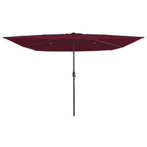 vidaXL Garten-Sonnenschirm Bordeauxrot 295 x 295 x 245 cm