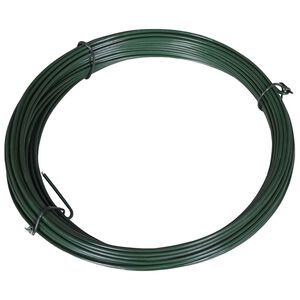 vidaXL Zaun-Bindedraht 25 m 1,4/2 mm Stahl Gr&uuml;n