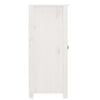 vidaXL Sideboard Weiß 39x35x80 cm Massivholz Kiefer