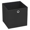 vidaXL Aufbewahrungsboxen 10 Stk. Vliesstoff 28x28x28 cm Schwarz