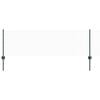 vidaXL Sechseckzaun mit Pfosten 50 x 0,6 m PVC-beschichteter Stahl