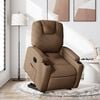 vidaXL Relaxsessel mit Aufstehhilfe Elektrisch Braun Stoff