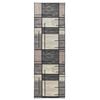 vidaXL Teppichl&auml;ufer LESAKA Braun 100 x 300 cm Diamant-Velours