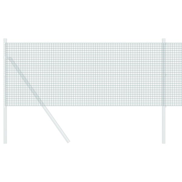 vidaXL Geschweißter Drahtzaun Grün 0.4 x 50 m Stahl