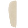 vidaXL Kopfteil Ohr Creme 40 x 23 x 6 cm Stoff