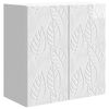 vidaXL Wandschrank Hochglanz Wei&szlig; 59 x 31 x 60 cm Holzwerkstoff