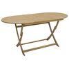 vidaXL Gartentisch Klappbar 160x85x75 cm Massivholz Akazie