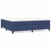 vidaXL Boxspringbettgestell Blau 200x200 cm Stoff