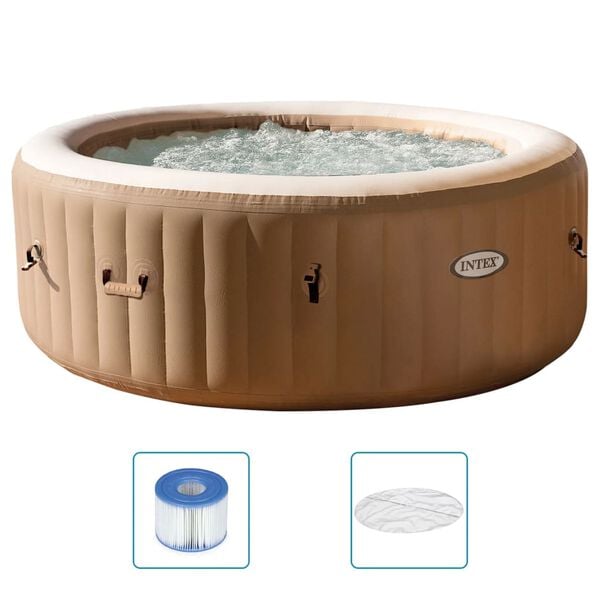 Intex Whirlpool mit Sprudelmassage PureSpa Rund 196x71 cm