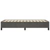 vidaXL Bettgestell ohne Matratze Dunkelgrau 80x200 cm Samt