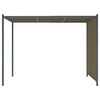 vidaXL Gartenpergola mit Ausziehbarem Dach 3x3 m Taupe 180 g/m²