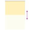 vidaXL Verdunkelungsrollo Gelb 90x175 cm Stoffbreite 85,7 cm Polyester