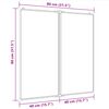 vidaXL Magnetisches Whiteboard Klappbar 80x80x1,7 cm Aluminium
