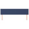vidaXL Kopfteile 2 Stk. Blau 90x5x78/88 cm Stoff