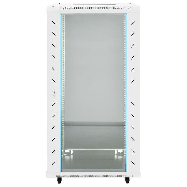 vidaXL 22U Netzwerkschrank auf Rollen 19" IP20 60x60x120 cm