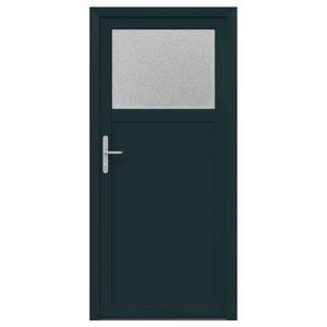 vidaXL Seiteneingangst&uuml;r 88 x 198 cm PVC Anthrazit