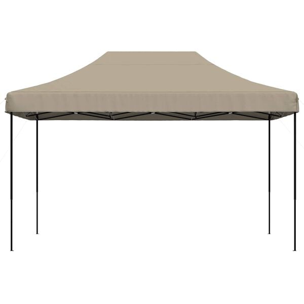 vidaXL Partyzelt Faltbar Pop-Up Taupe 440x292x315 cm