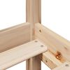 vidaXL Massivholzbett ohne Matratze 135x190 cm Kiefernholz