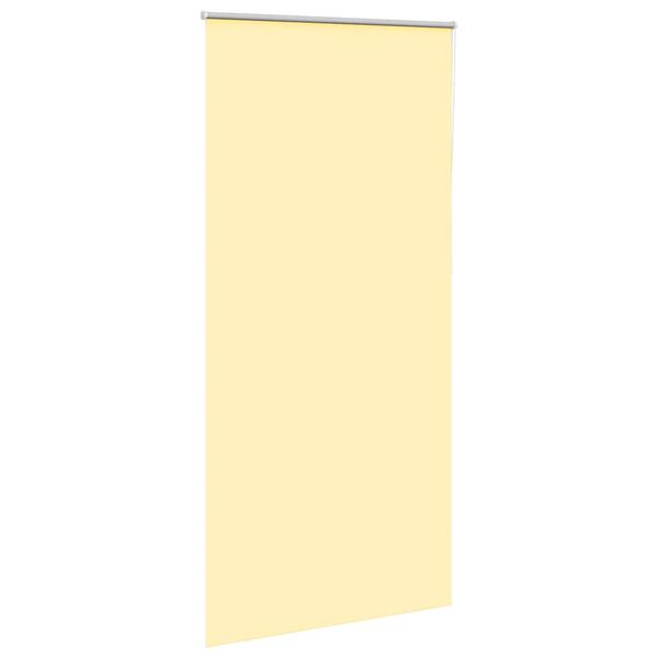 vidaXL Verdunkelungsrollo Gelb 95x230 cm Stoffbreite 90,7 cm Polyester