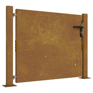 vidaXL Gartentor 100x75 cm Cortenstahl