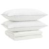 vidaXL G&auml;nsedaunen-Bettdecken-Set 90% FULDA 3 stk. 135 x 220 cm Sommer